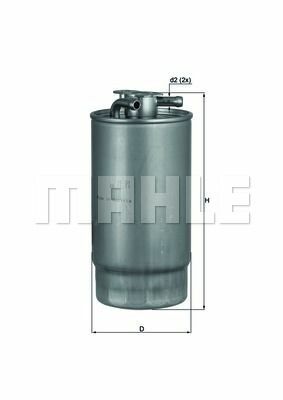 YAKIT FILTRESI BMW M57 E46 E39 E53 LAND ROVER VOGUE 306D1 L322 02 12-MAHLE KL160.1-13327787825 WFL000070
