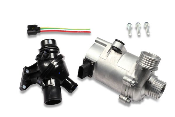 ELEKTRIKLI DEVIRDAIM TERMOSTAT ILE OVAL SOKET BMW N20 F10 F20 F22 F30 F36 E84 F25 F26 Z4 E89-GK 980835-TH-11517597715-11538648791-11538635689