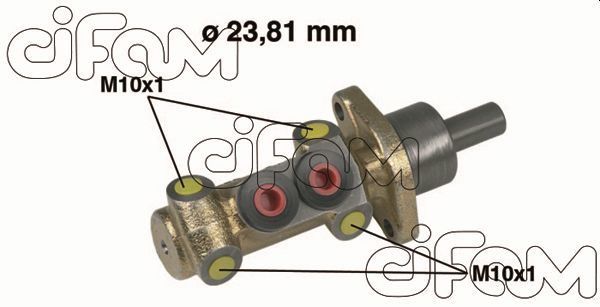 ANA MERKEZİ TRANSPORTER 1.9-2.0-2.4-2.5-2.8 90-03 GALAXY 1.9-2.0-2.3-2.8 95-06 23.81 mm-CIFAM 202398-7M1611019-7200918-95VW2140AA