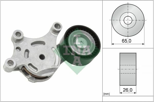 ALTERNATÖR GERGİ RULMANI KÜTÜKLÜ P206 1.6HDI 04 P307 1.4HDI 01-05 1.6HDI 05-09 P1007 1.4HDI-INA-5751.H6-5751.F9-1229540-4M5Q6A228BB