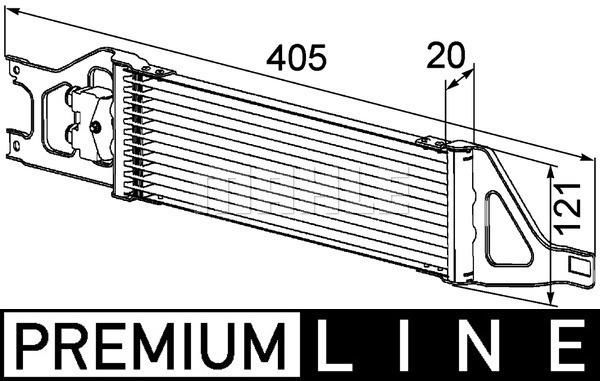 OTOMATIK SANZIMAN YAG SOGUTUCUSU MERCEDES W169 W245-MAHLE CLC57000P-A1695000600