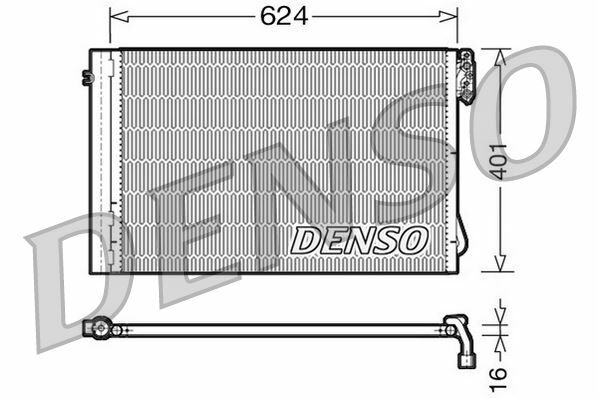KLIMA RADYATORU N43 N45 N46 N51 N52 N53 M3 E81 E82 E87 E88 E90 E91 E92 E93 E84 E89-DENSO DCN05011-64539229022-64539206297