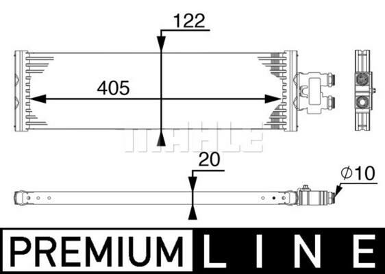OTOMATIK SANZIMAN YAG SOGUTUCUSU MERCEDES VITO W447 14-MAHLE CLC64000P-A4475000001