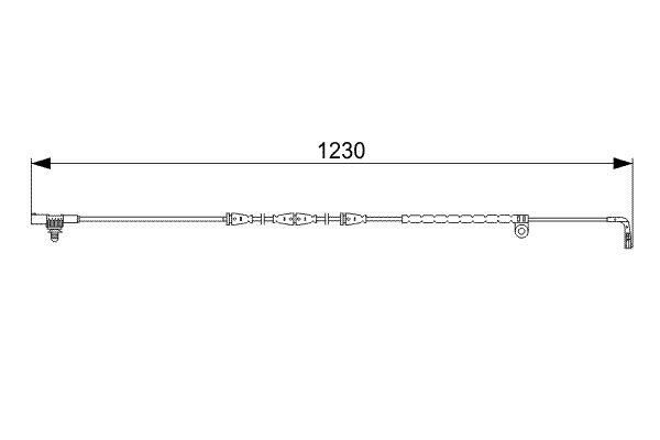 BALATA FISI ON RANGE ROVER SPORT I L320 09 13-BOSCH 1987473022-SEM500062--SEM500080