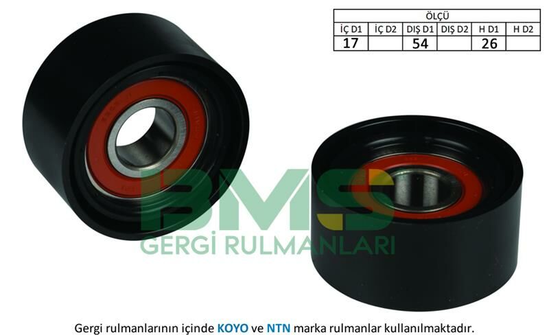 KAYIS GERGI RULMANI MERCEDES W639 B906 B907 B910-BMS 291-A6512000770