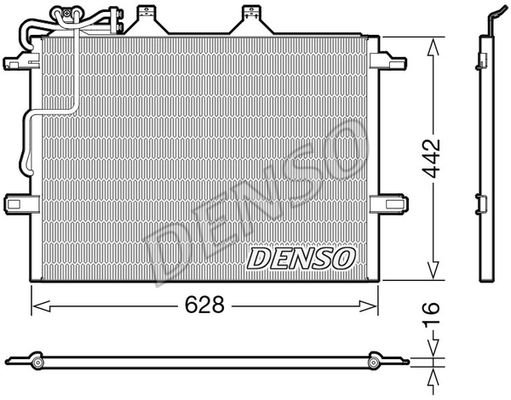 KLIMA RADYATORU MERCEDES W211 S211 C219-DENSO DCN17018-A2115001154