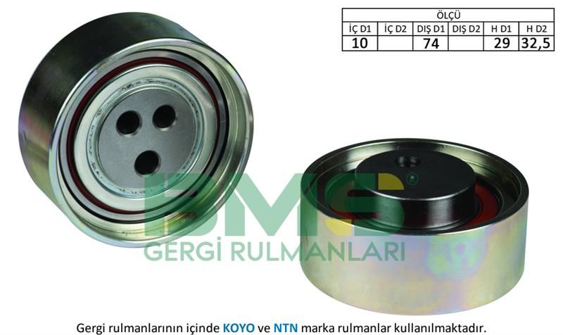ALTERNATÖR GERGİ RULMANI FUSO CANTER-BMS 426-MK667793