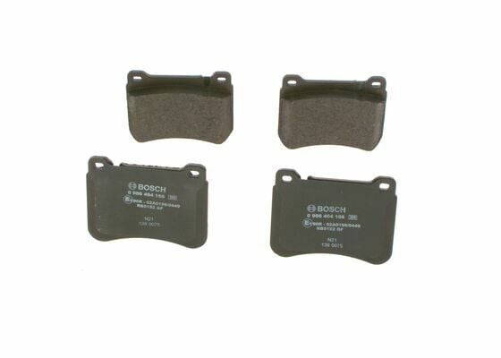FREN BALATASI ON MERCEDES W203 S203 CL203 C209 A209 R171-BOSCH 0986494166-A0044205120