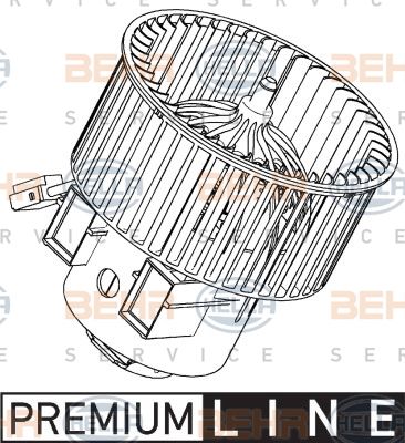 KALORIFER FAN MOTORU FREELANDER 2 L359 2.2 TD4 RANGE ROVER EVOQUE L538 PREMIUM LINE-MAHLE AB116000P-LR002630-LR009738-LR010387