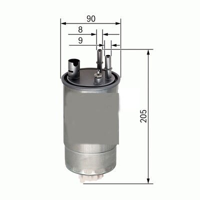 YAKIT FİLTRESİ OPEL MERIVA 1.3 CDTI 05-10 x-SARDES SF364-813058-93189375