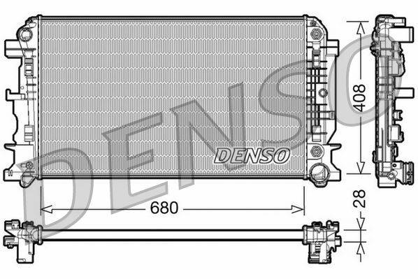 MOTOR SU RADYATORU MERCEDES SPRINTER B906 06-DENSO DRM17044-A9065001502