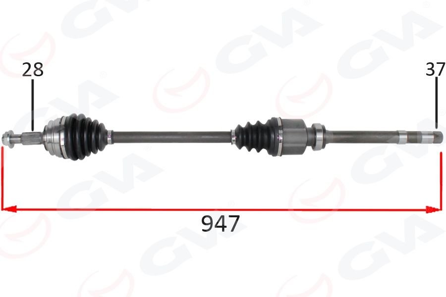 KOMPLE AKS SAĞ ON PSA 3008 1.5 -1.6 BlueHDI M-T 16- 5008 II 1.5 HDI-1.6 HDI M-T 14- C4 PIC. 1.6 HDI M-T 13- C5 AIRCROSS 1.5 HDI M-T 19--GVA 4443326-1618043280-9811176780