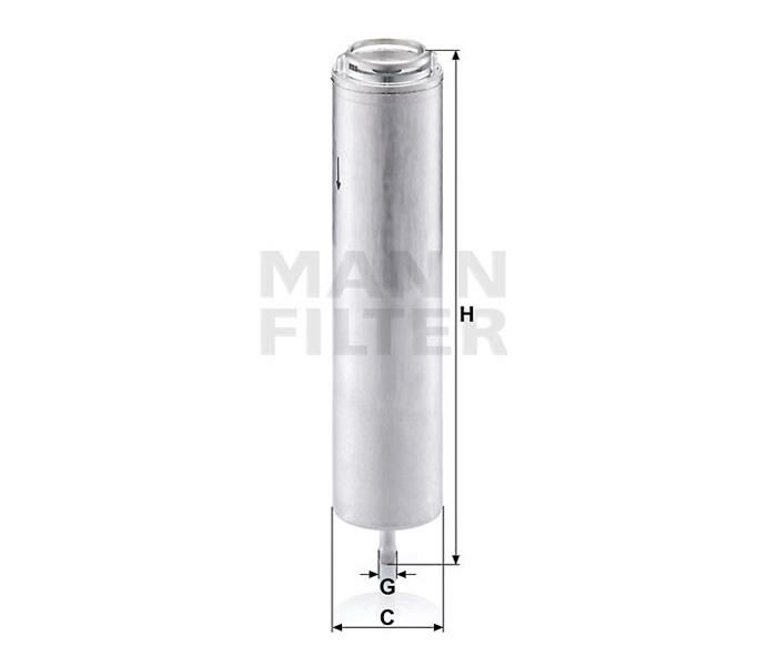 WK5002x YAKIT FILTRESI BMW E81 E82 E87 E88 E90 E46 E60 F10 F06 F07 E65 F01 E83 E70 F15 F16 E70 E71 MINI R55 R56 R57 R59 R60 R61-MANN WK5002-13327811227