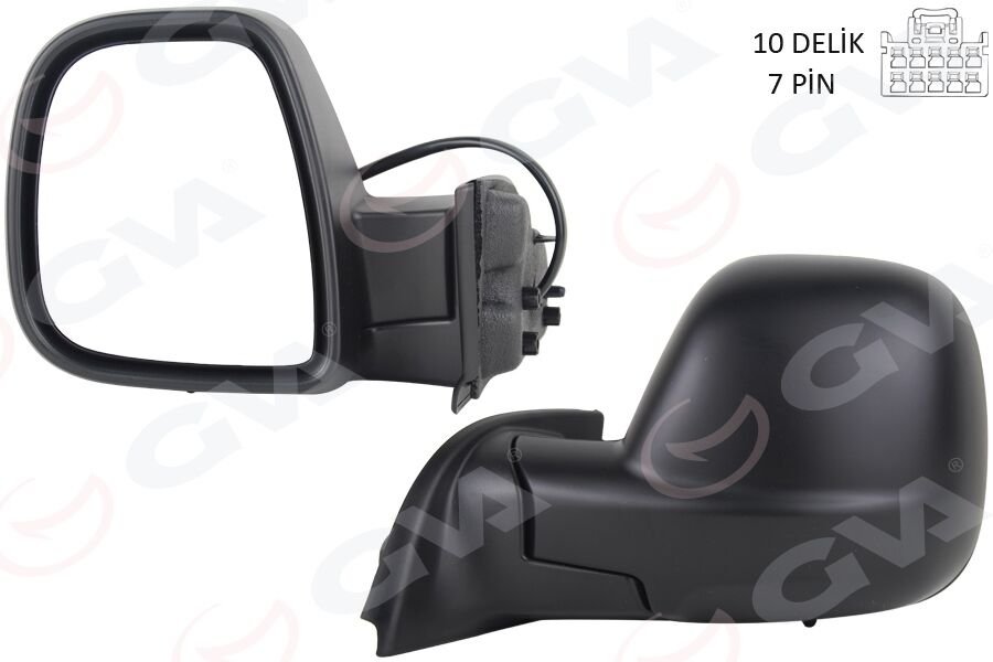 DIŞ DİKİZ AYNASI SOL RIFTER-BERLINGO 2019 COMBO-PROACE CITY 19 ELEKTRİKLİ DESENLİ REZİSTANSLI OTOMATİK AÇMA KAPAMA-GVA 1045169-98169929XT