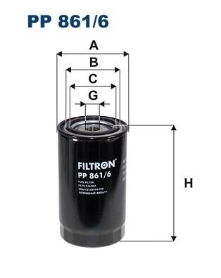 YAĞ FİLTRESİ IVECO-FILTRON PP861.6-402030901