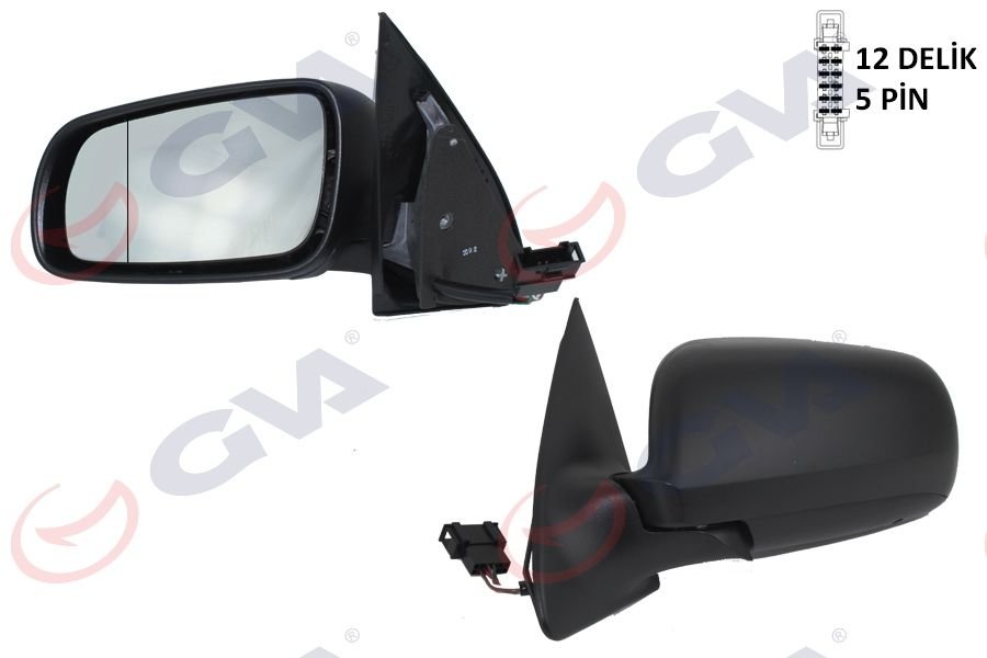 DIŞ DİKİZ AYNASI SOL FABIA 98 ELEKTRİKLİ ISITMALI ASFERİK 5 FİŞ VM-604EHAL-GVA-6Y1857501BL