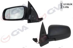 DIŞ DİKİZ AYNASI SOL FABIA 98 ELEKTRİKLİ ISITMALI ASFERİK 5 FİŞ VM-604EHAL-GVA-6Y1857501BL