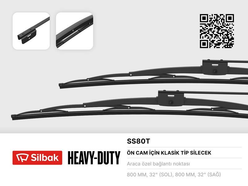 SİLECEK SÜPÜRGESİ 800MM ISUZU MİDİBUS-TURKUAZ-IVECO M25-M29-COBRA 160/BMC BELDE 220 YM 08 TEMSA PRES TİJ /MİDİBÜS 08 MB 0303-V8-80CM 08 TEMSA DİAMOND 08 IVECO M23-M50 08 MB 0402-0405-OTOKAR M3000 VİDAL-SILBAK SS80T