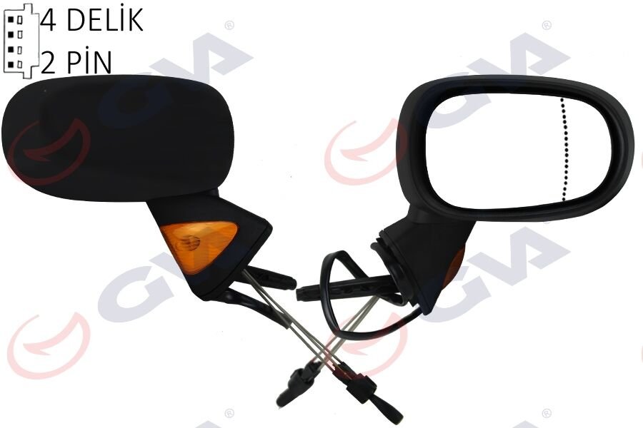 DIŞ DİKİZ AYNASI SAĞ MODUS 04 MEKANİK SİNYALLİ SENSÖRLÜ KONVEKS VM-120SR-GVA-7701059146