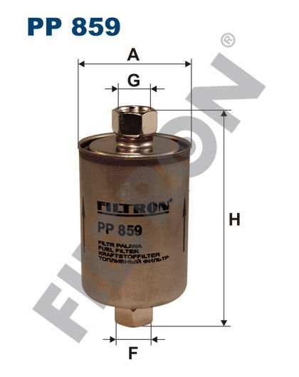YAKIT FİLTRESİ ROVER ROVER 200 220 2.0 GTİ 136HP 01/93-06/99-FILTRON PP859-WJN101520EVA
