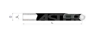 İÇTEN ÖRGÜLÜ BENZİN YAKIT HORTUMU 6 mm x 12 mm NBR-MASTER 2241-322500052
