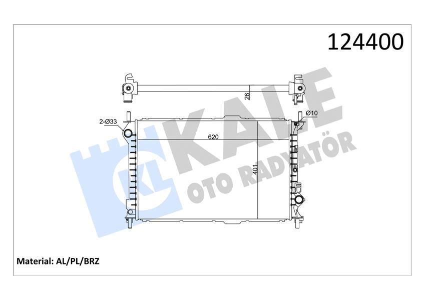 MOTOR SU RADYATORU CONNECT 1.8TDCI 75 90PS 03 09 KLIMASIZ-KALE 0223281AB-1365996-2T148005AD-2T148005CC