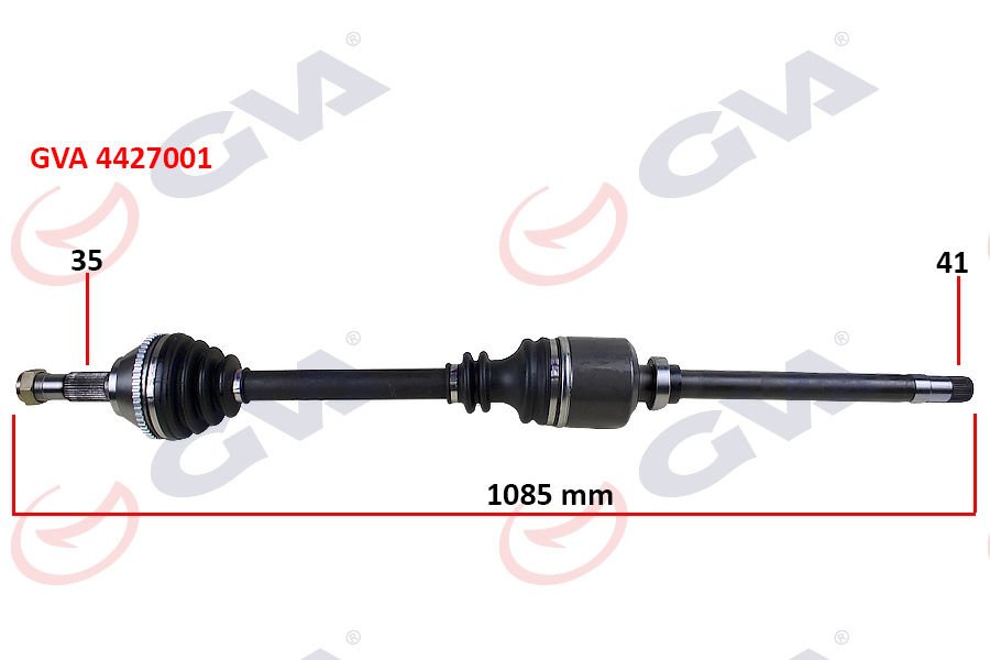 KOMPLE AKS SAĞ DUCATO-BOXER-JUMPER 2.5 D 94-02 18Q 1085mm-GVA 4427001-1495546080-3273.Q7-1496137080