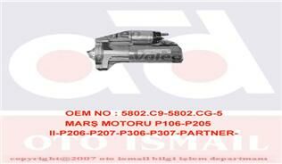 MARŞ MOTORU P106-P205 II-P206-P207-P306-P307-PARTNER-BERLINGO-C2-C3-C4-NEMO-SAXO-XSARA-VALEO-5802.C9-5802.CG-5802.N3