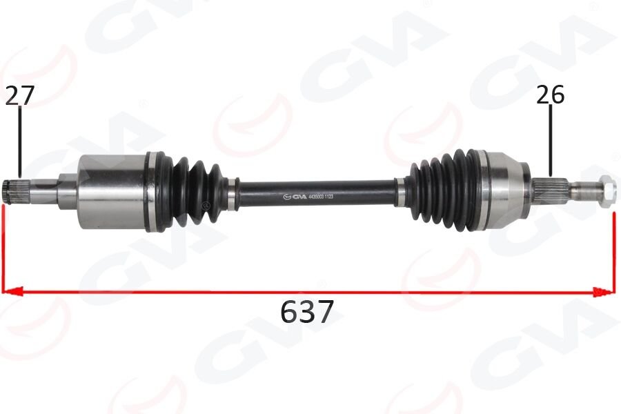 ON AKS KOMPLE SOL FOCUS III 11 17 C MAX 10 17 1.0 ECOBOOST 1.5 TDCI 1.6 TDCI-GVA 4435003-AV613B437CC-F1F63B437GA-1828482