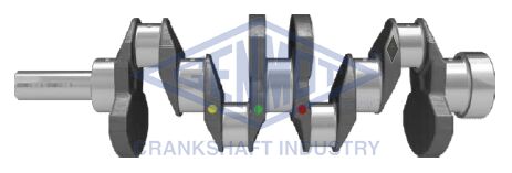 KRANK MİLİ H100 KAMYONET 2600 97- DÖVME ÇELİK HYUNDAI D4BB 2600 PICKUP Forged/Dövme Çelik-GENMOT 1407-1-2311142910-2311142911