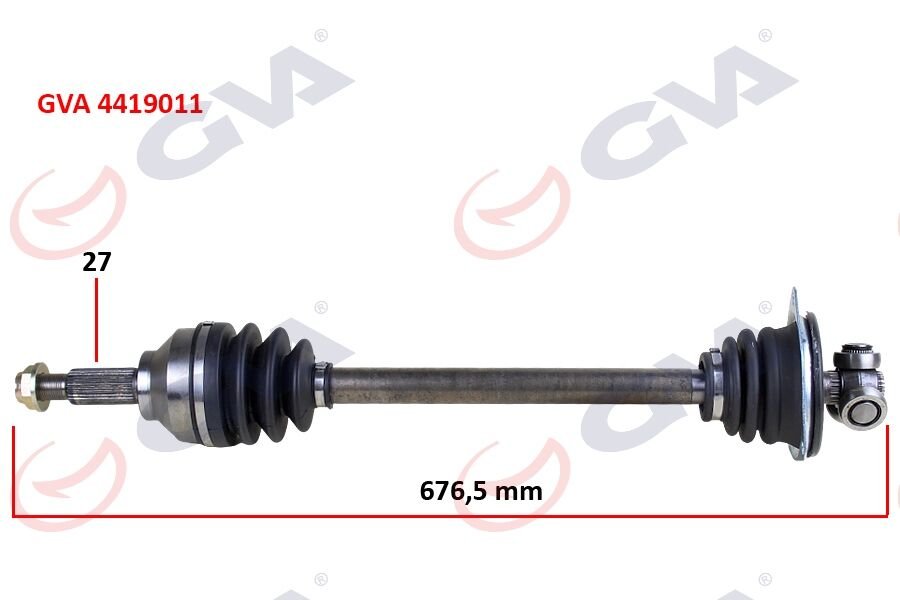 KOMPLE AKS SOL TRAFIC II-OPEL VIVARO 1.9 DCI 01 676mm-GVA 4419011-391018828R-8200334338-91166708