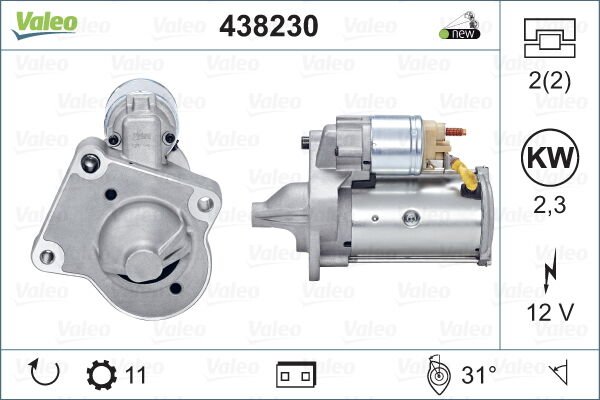 MARŞ MOTORU 12V C30 10-12 S40 10-12 S80 11-15 V50 04-10 V70 11-15-VALEO-36001519-30659478