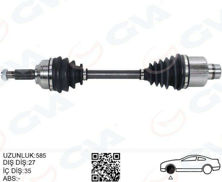 ON AKS KOMPLE SAG MONDEO III 1.8 - 2.0 16V- 2.0TDCI 00 07-GVA 4437004-2S713B436BC-1214374-1312785