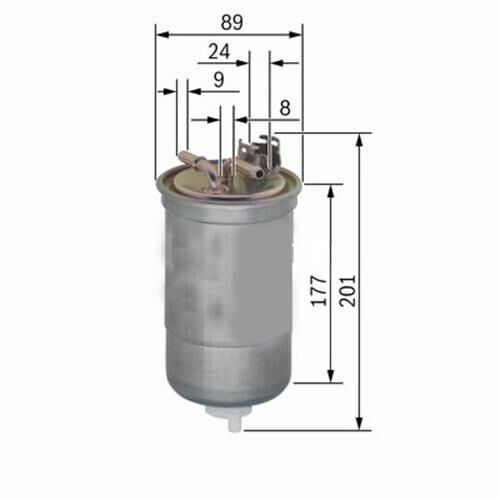 YAKIT FİLTRESİ GOLF IV-LT35 DİZEL WK853/3x x-SARDES SF102-1J0127401