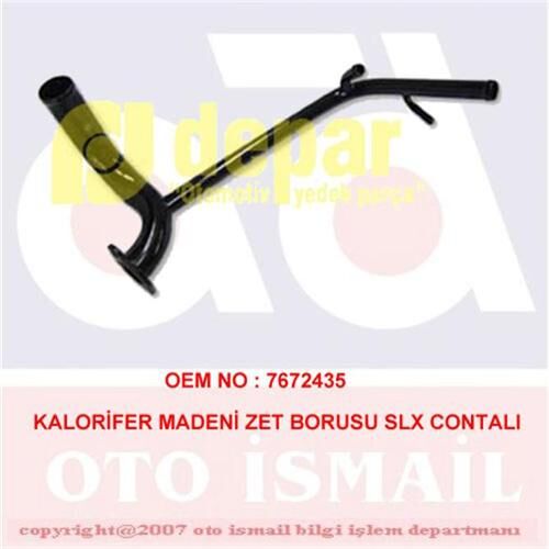 KALORİFER MADENİ ZET BORUSU SLX CONTALI-DEPAR 0253-7672435