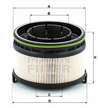 YAKIT FILTRESI MERCEDES OM654 W205 C257 W213 C238 W222-MANN PU11001ZKIT-A6540920000