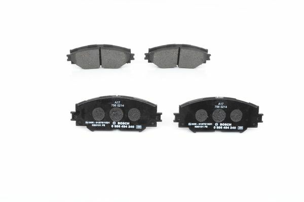 ÖN BALATA COROLLA 1.6 09 1.8 07 -AURIS 1.4 1.6 VTI 07 1.8 VVTI-RAV4 III 06 0986TB3082-BOSCH 0986494240-0446542160-0446512610-WVA24336