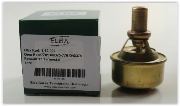 TERMOSTAT 75C R12-ELBA 860002-7700610899-7701348375
