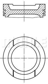 033PI00001100 MOTOR PİSTON SEGMAN STD POLO-GOLF IV 1.6 B AFT-AKL-AEK 81.01-MAHLE 0330100-050107103D-050107065F-050107065E