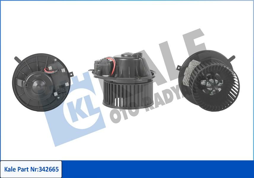 KALORİFER MOTORU 12V GOLF V 03-08 -JETTA III 05-10 -TOURAN 03-10 A3-LEON-TOLEDO-ALTEA OTOM.-KLİM-KALE 342665-1K1820015-1K1820015A-1K1820015C