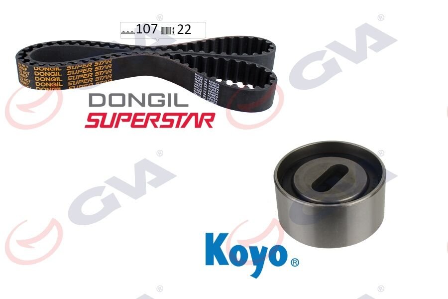 EKSANTRİK GERGİ KİTİ KIA PRIDE 90 RIO 00-05 1.3-SEPHIA 93 SHUMA 96 1.5-MAZDA 323 81-98 K015274XS-GVA 59T9981DO-0K20112205-BP0212205B-244102X000