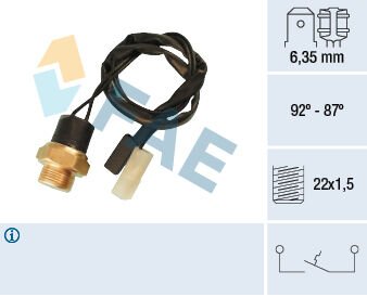 FAN MÜŞÜRÜ KABLOLU M131 DKŞ 87C-92C-FAE 37501-7591326-4478950-4478951