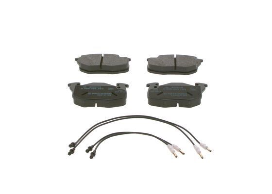 0986TB2009 ÖN BALATA R9-R11-R19 CLIO-EXP-P106-P206-BOSCH 0986461763-7711130034-7701202711-WVA20905