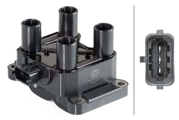 ATEŞLEME BOBİNİ LADA 111-112-VEGA 3-KUTUPLU-HELLA 5DA358057431-21113705010