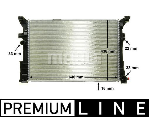 MOTOR SU RADYATORU MERCEDES W176 W246 C117 X117 X156-MAHLE CR2169000P-A2465001203