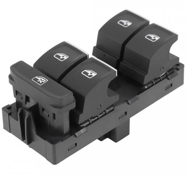 CAM ANAHTARI SOL DÖRTLÜ KROM POWER WİNDOW SWİTCH LEFT VW GOLF V2-PASSAT B8-TIGUAN-LEON-ALTEA-HELLUX-5G0959857C