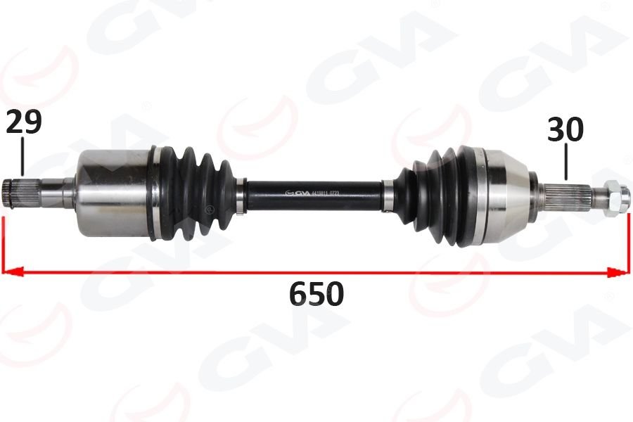 ÖN AKS SOL RENAULT KOLEOS HY 2.0 DCI A-T 08-14-GVA 4419811-39101JY04A-383002014R-39101JG74D