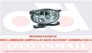 SİS LAMBASI AMPULLÜ SAĞ ACCENT ADMIRA 03-MARS 530618-92202-25500