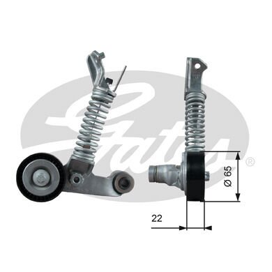 KAYIS GERGI RULMANI MERCEDES X156 W176 W246 C117 KUTUKLU-GATES T39373-A6512002400