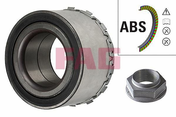 TEKER RULMANI ON / ARKA MERCEDES VITO W639 W447-FAG 713667980-A6399810427